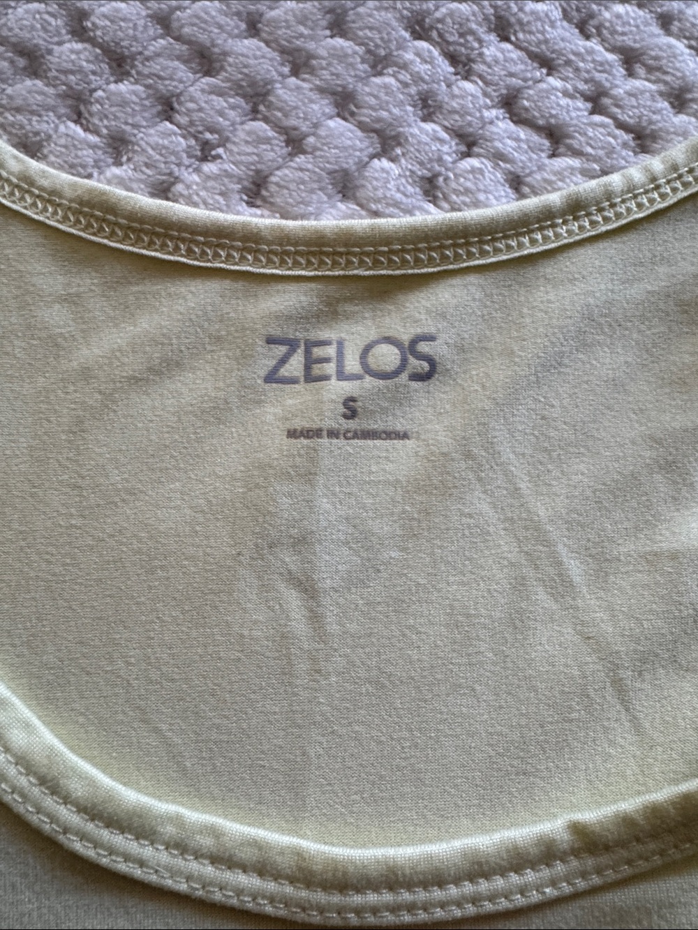 💛 EUC ZELŌS Butter Yellow Racerback Athletic Tank – Women’s Small - Picture 3 of 5